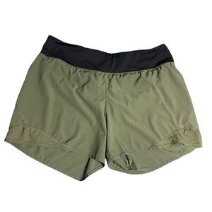 Old Navy Green and Black Athletic Shorts Lightweight‎ Performance